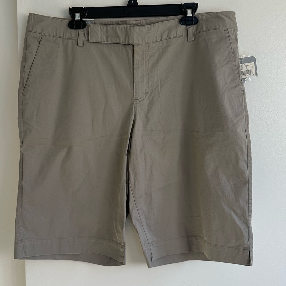 Mossimo Supply Co. Women's Khaki Bermuda Shorts